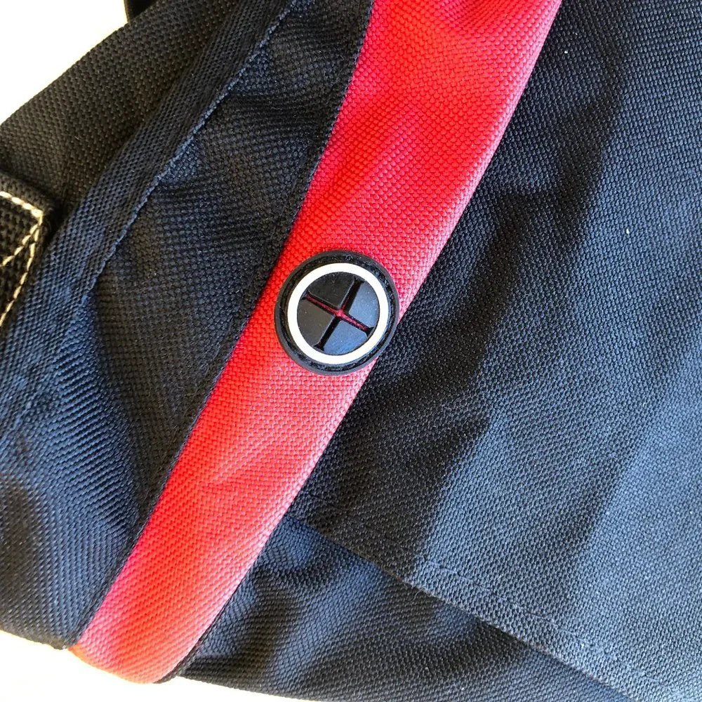 Messenger Bag YAHOO! SEARCH + BING Logo Vintage Black